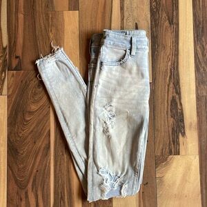 American Eagle distressed skinny jeans